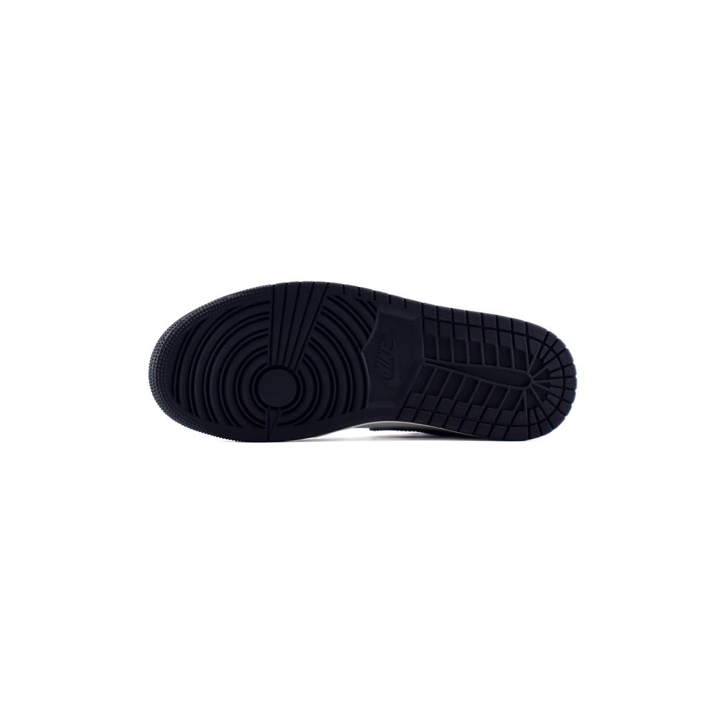 Jordan Air Jordan 1 Slip Resistant Abrasion Resistant Low Top Vintage Basketball Shoes Unisex Black White HF3148-106(Team448-BOX)