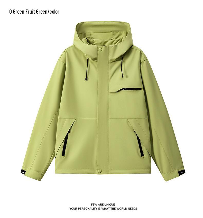 Stylish Outdoor Windproof Waterproof Soft Shell Jacket for Youth