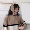 Thicken Y2k Plush Earmuffs Korean Style Winter Ear Cover Handmade JK Knitted Earflap  Women
