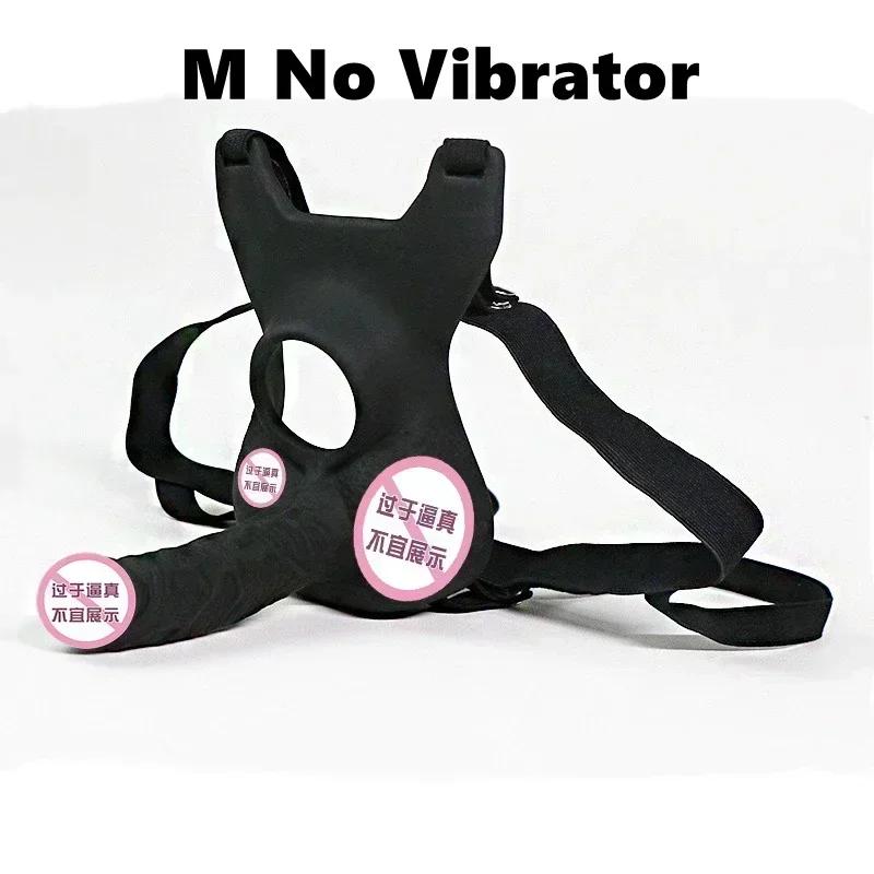 Vaginaplugg 10 frekvenser Dobbel penetrering Analplugg Dildo Butt-plugg Vibrator for menn Stropp på penis Sexleketøy for par