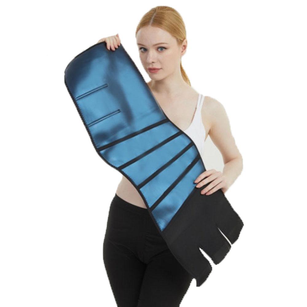 Custom Women Adjustable Body Shaper Belly Tummy Trimmer 3 Belt Sweat Sauna Waist Cincher Corset Girdle Sweat Waist Trimmer S