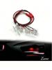 LED lamps for car door handles, 4 pcs, transparent case, single color light, 12V, for door cup