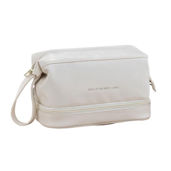 Makeup Bag Large Capacity Double-Layer Waterproof Portable Travel Toiletry Cosmetic Bag Makeup