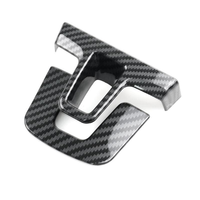 Car ABS Carbon Fiber Texture Steering Wheel Button Cover Sticker Trim For VW Golf MK6 Tiguan PASSAT B7 CC Touran Jetta 2012-2014