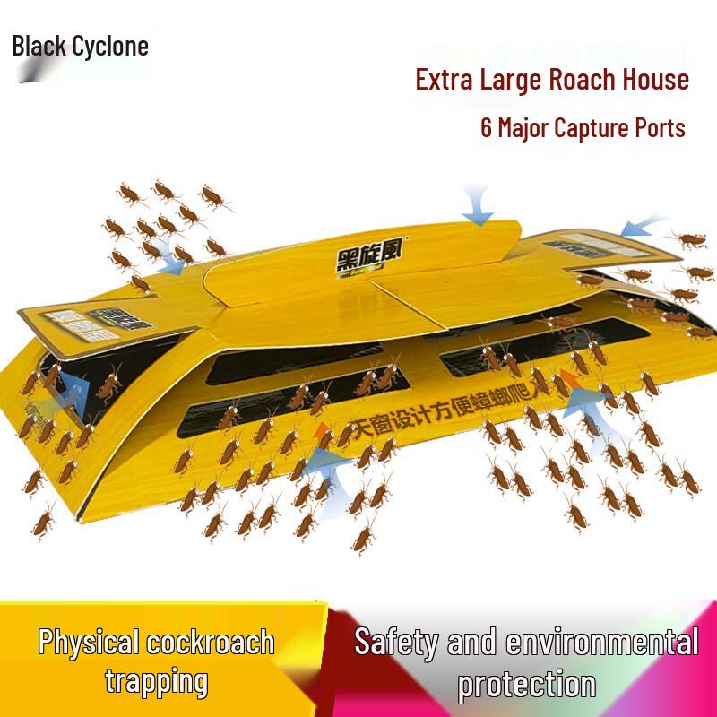 Black Whirlwind Strong Adhesive Cockroach Traps