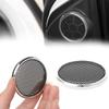 2Pcs Universal Auto Audio Dust Cover Car Speaker Grill Protective Cover Car Speaker Decorative Circle Car Electronic Accessories