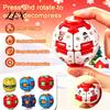 Party Bag Fillers Press to Spin Fidget Ball, Transformable Spinner Sensory Stress Relief Pocket Sized Games Toy for Adults Teens, Anxiety Focus