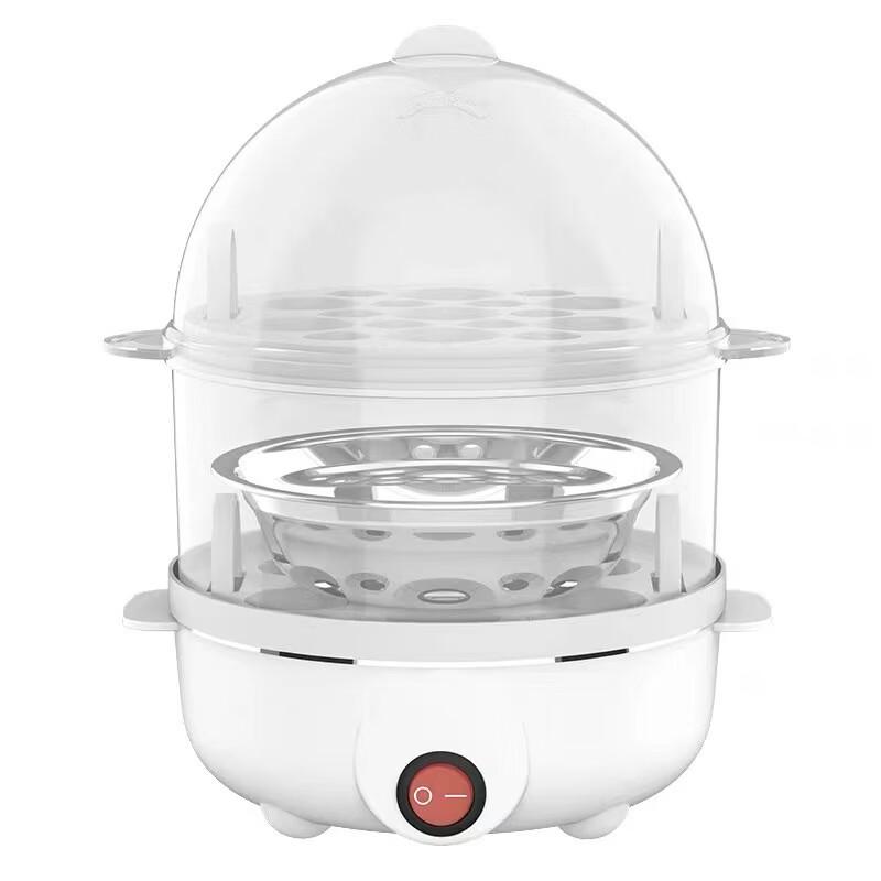 LISM Mini Double-Layer Egg Cooker & Steamer