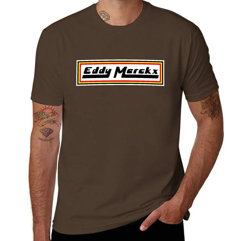 Eddy Merckx Belgium T-Shirt Cute Tops Customs Mens T Shirt Graphic