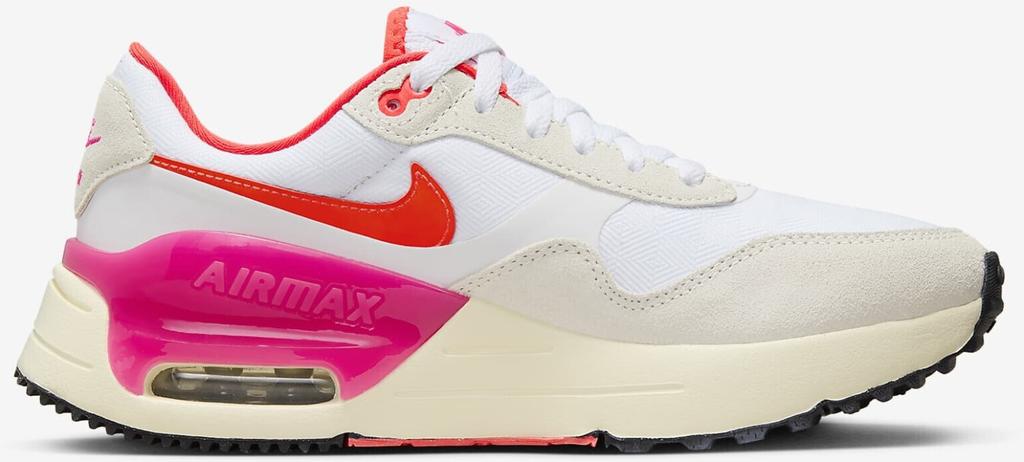 Sneakers Nike Air Max System Women White/summit White/coconut Milk/bright Crimson