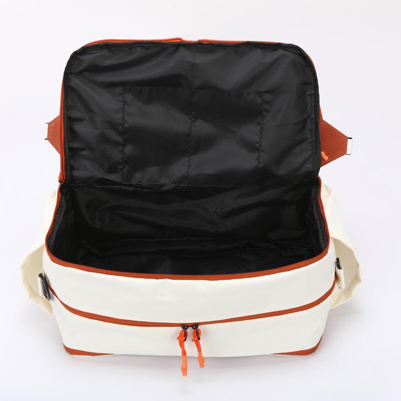 Compact Travel Duffel Bag with Adjustable Shoulder Strap Multiple Pockets Lightweight Weekender Bag