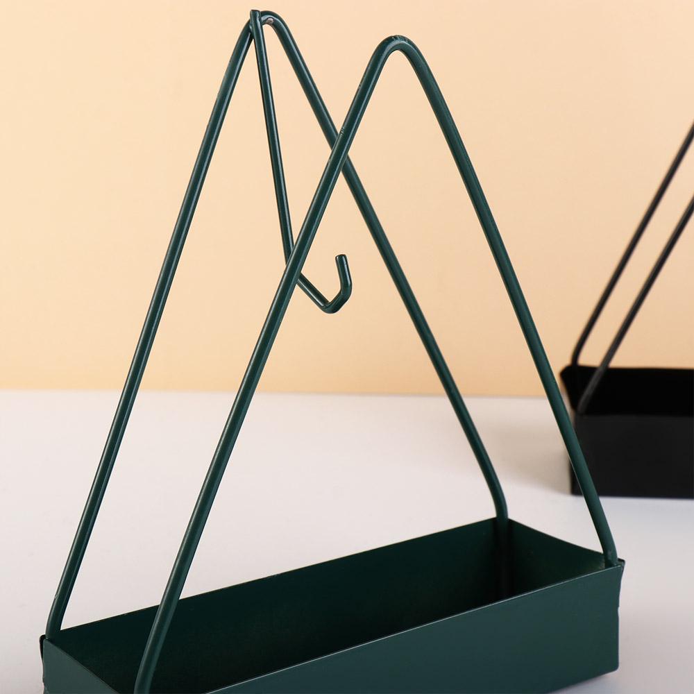 Triangular Shape Iron Mosquito Coil Holder Vertical Triangle Coil Tray Mosquito Incense Rack Patio