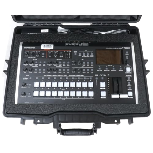 Roland V-160HD Mixer Case, Pre-cut, Waterproof, Heavy-Duty Club Case