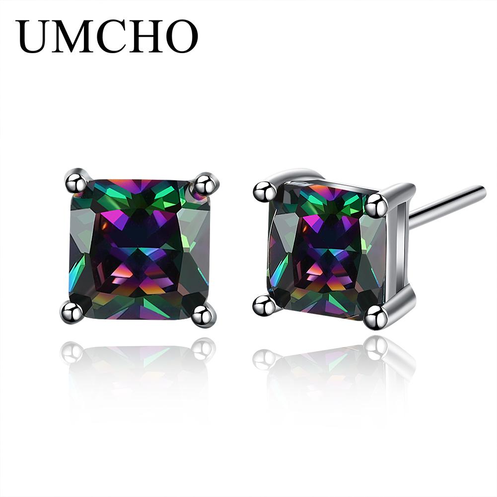 

Серьги Umcho Square с цирконием большого цвета