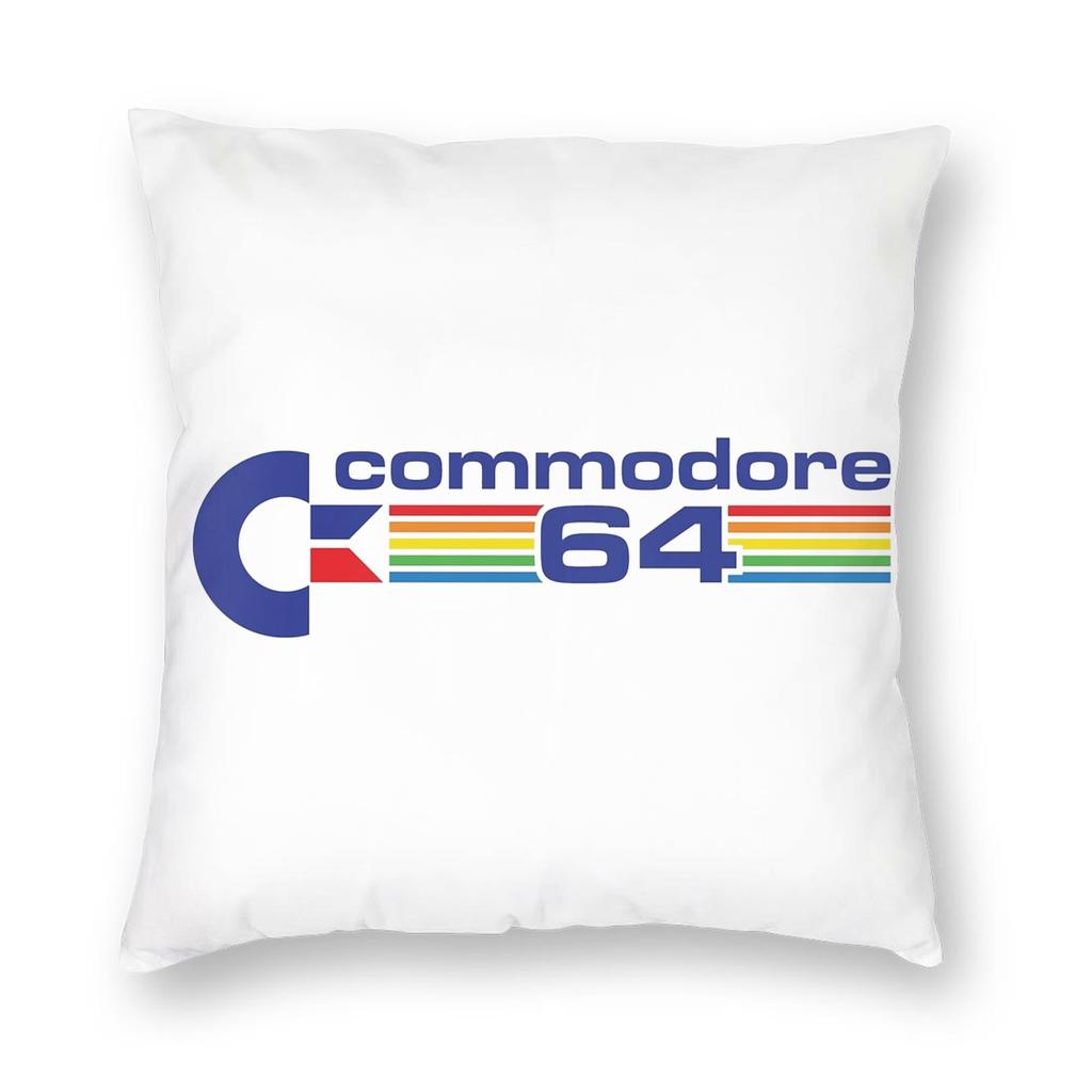 Vintage Commodore 64 Computer Pillowcase Soft Polyester Cushion Cover Decor Pillow Case Cover Seater Square 18''