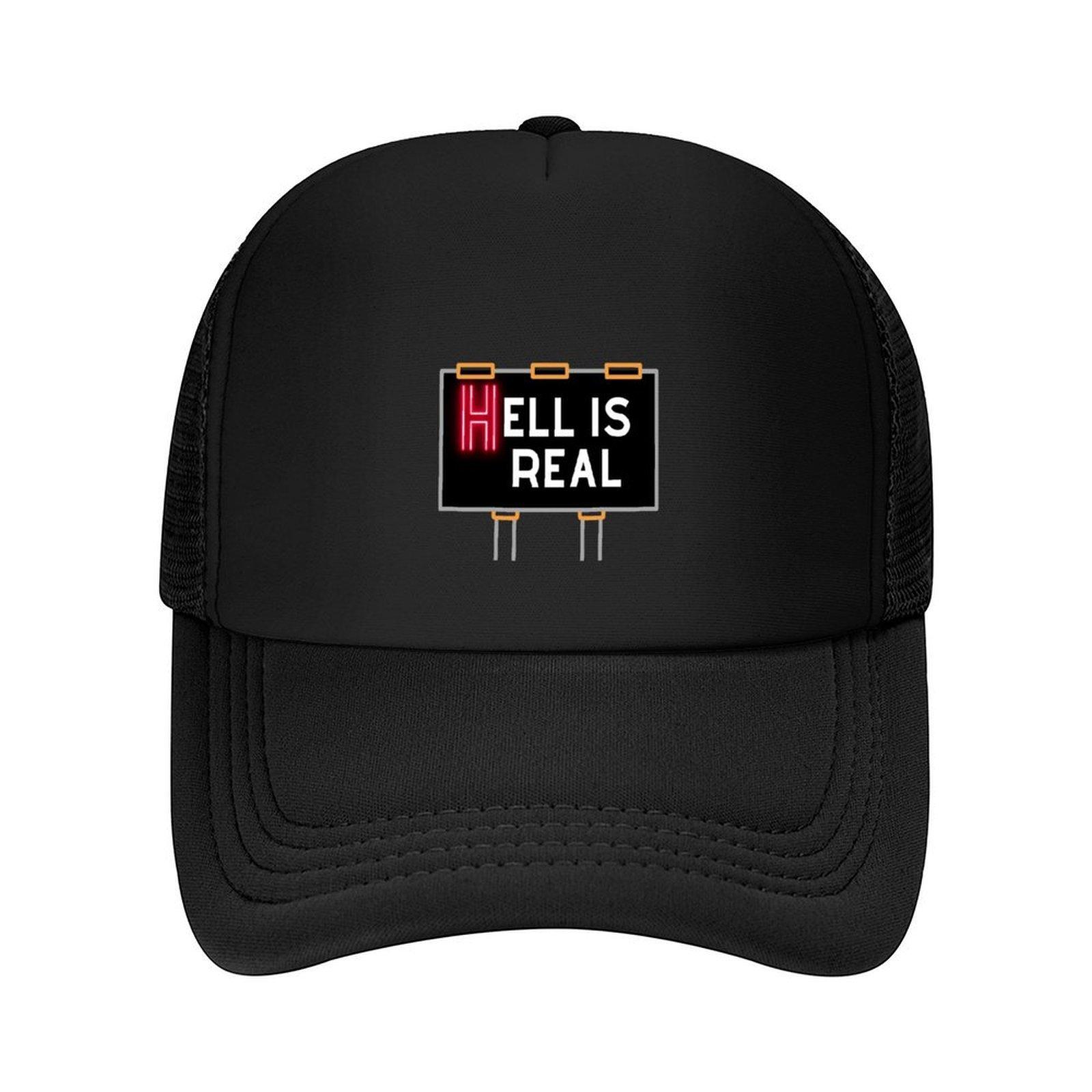 

Hell is real Baseball Cap fishing hat Winter hat Military Tactical Cap tea Hat Women s Golf Wear Men s