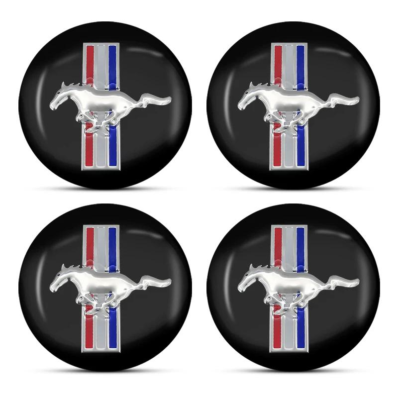 

New 2026 Car Sticker 56/60mm Car Wheel Center Hub Caps Protector Cover Car Accessories For Ford Mustang SHELBY GT 500 350 Conver