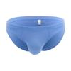 Men's Bamboo Fiber Antibacterial Triangle Briefs with European Waistband - Loose & Breathable.