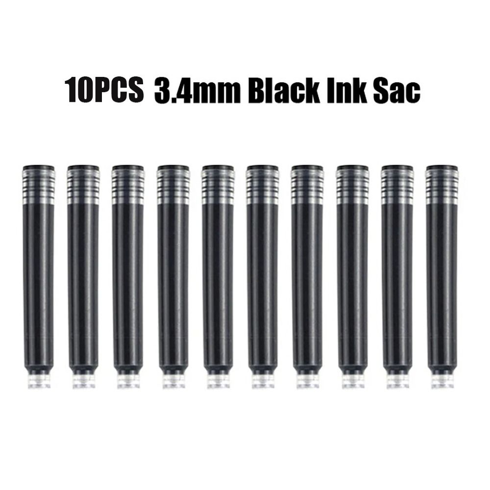 

Металева ручка-перо 0,5 мм Металева ручка Моранді Високоякісна ручка для письма 10PCS Black Ink