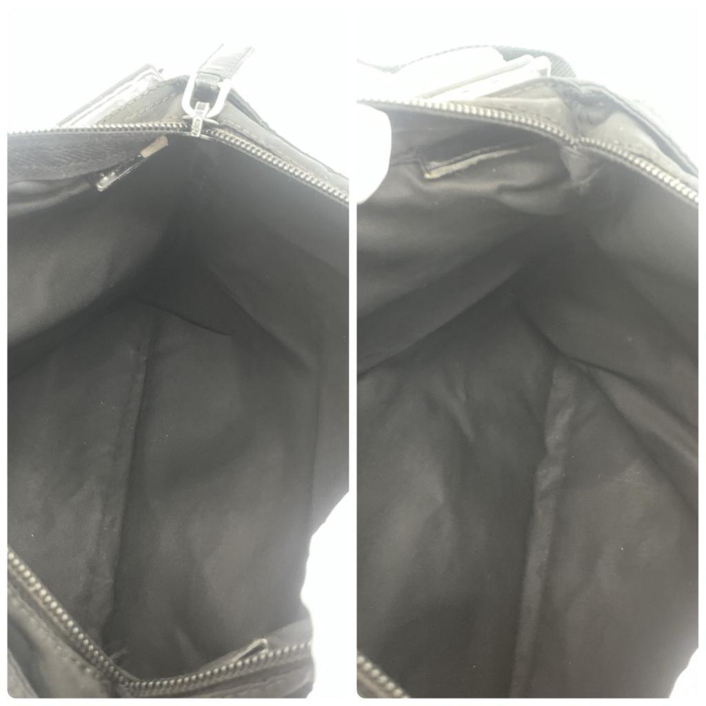 PRADA Tessuto Nylon Shoulder Bag Crossbody Pochette Sacoche Silver Hardware Triangle Logo Plate Black Men Women