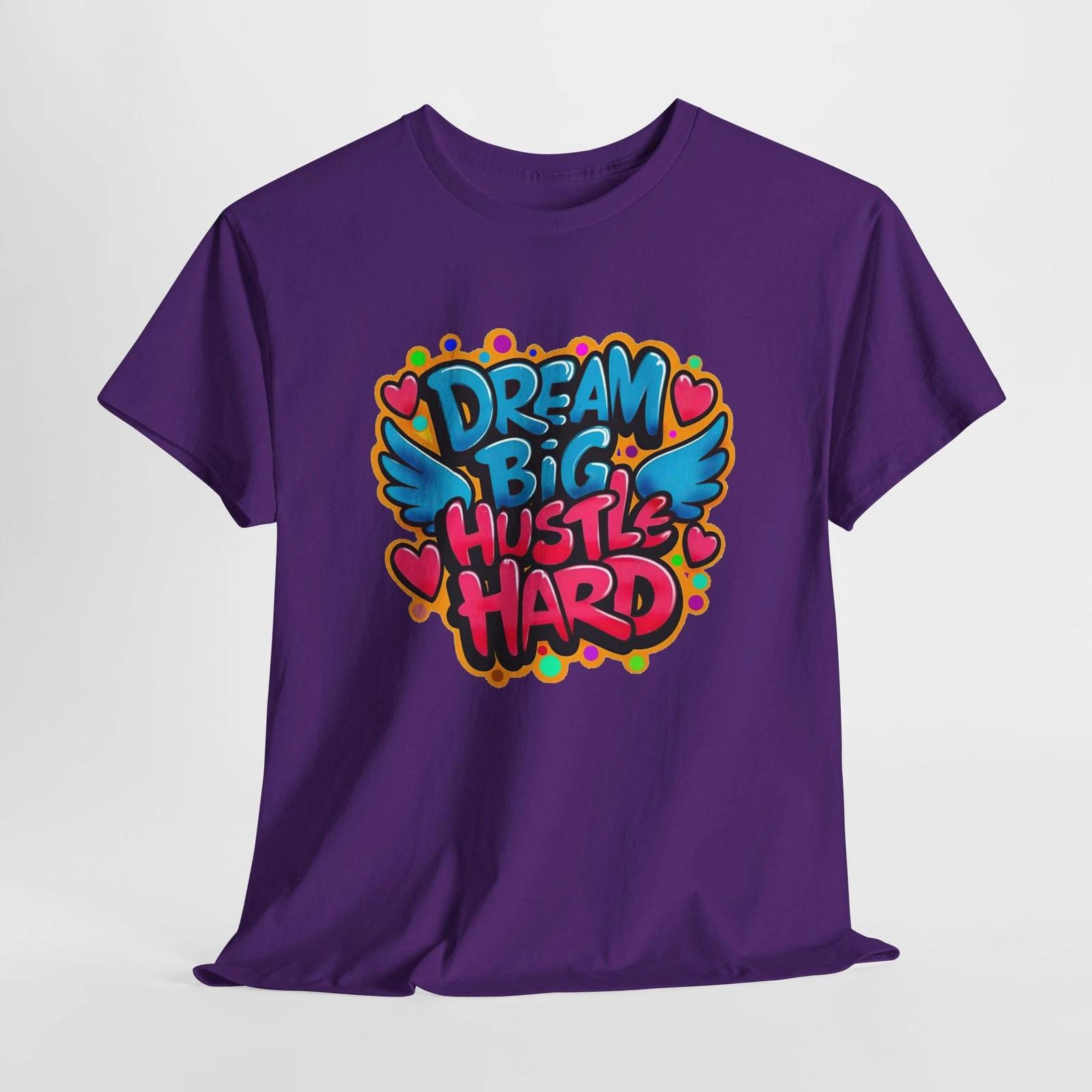 Dream Big Hustle Hard Unisex Tee, Motivational Shirt, Gift for [...] XL