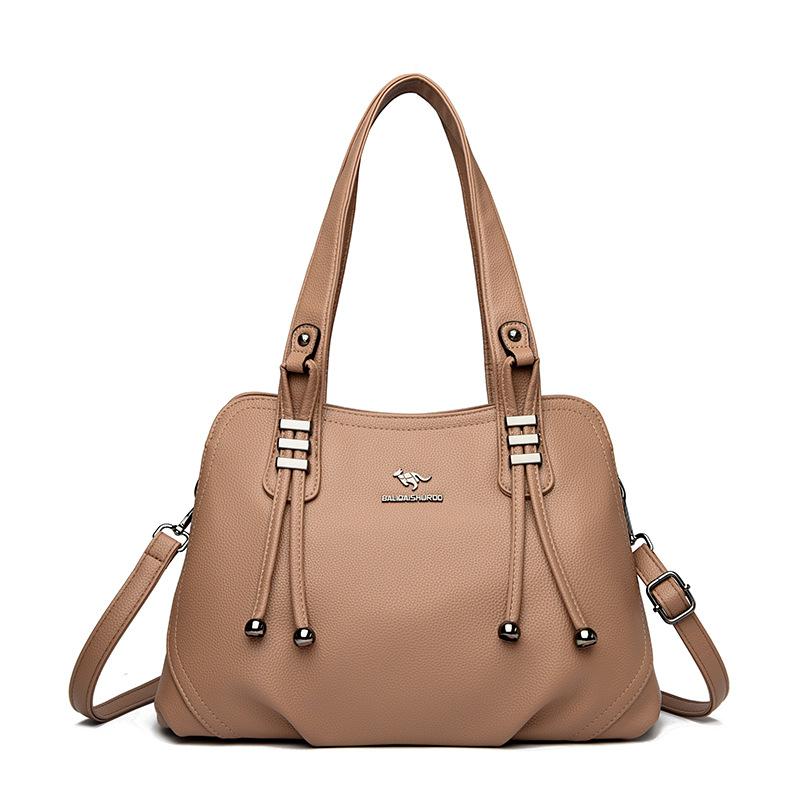 Taška pro ženu středního věku Tote Velká kabelka Kabelka crossbody pro matku Měkká kůže