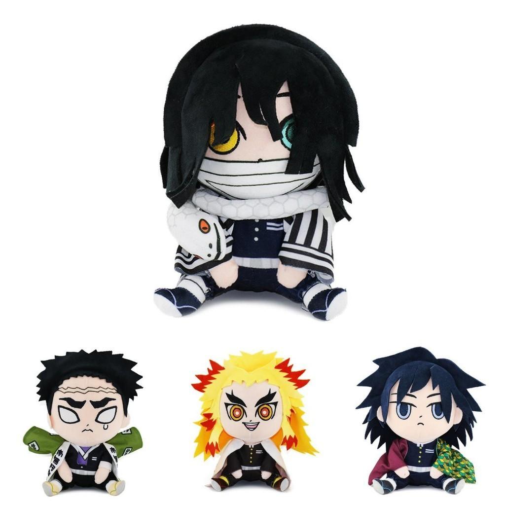 17 cm Demon Slayer Weihnachtsgeschenke Plüschspielzeug-Set Nezuko Tanjiro Giyuu Inosuke Zenitsu