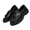 Leather shoes men's shoes summer men's platform height increase youth casual British