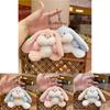 Adorable Plush Bunny Keychain Cute Stuffed Animal Backpack Charm Gift Toy