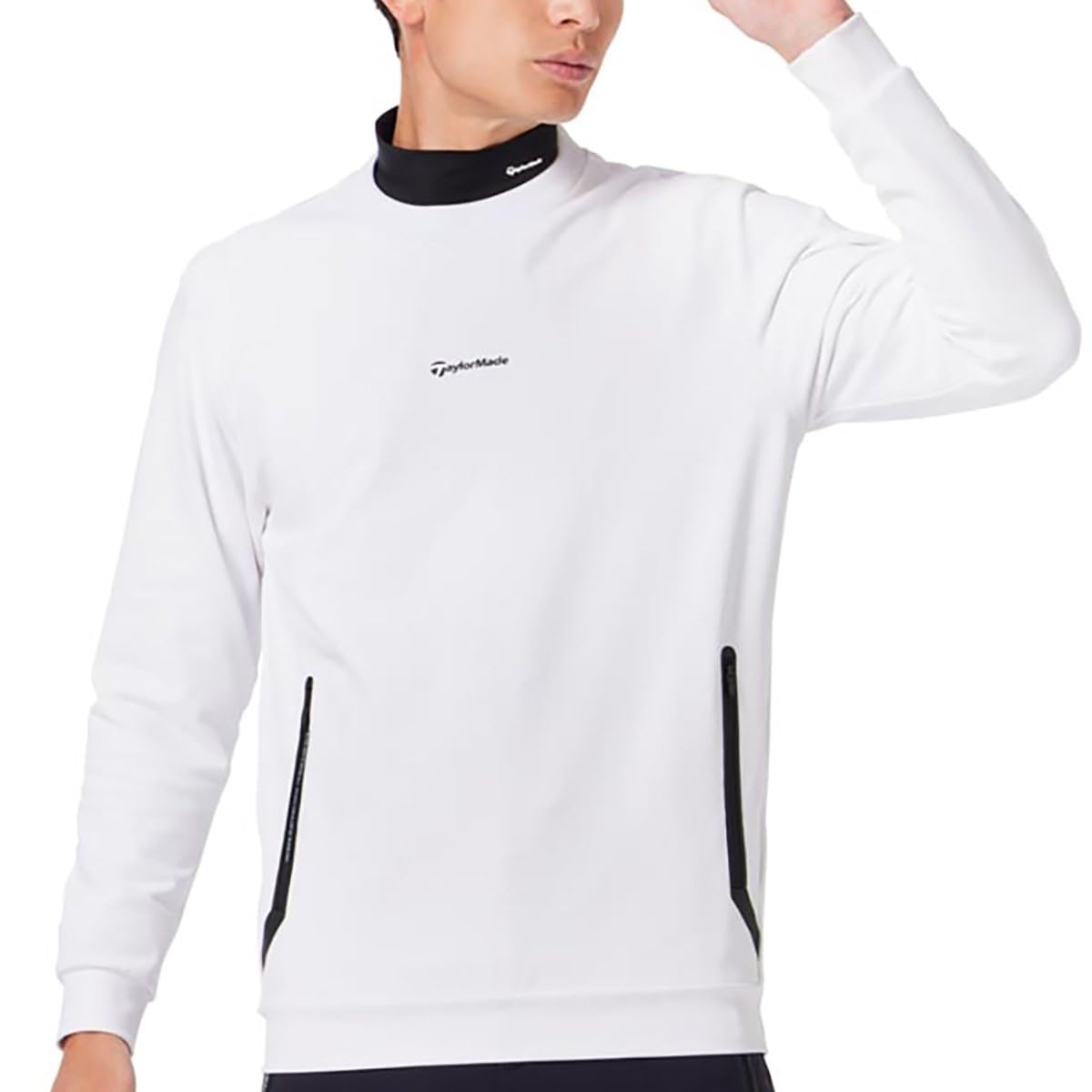 

TaylorMade Windblock Crew Golf Club, White, Size Small, Men s, 2024FW, UN330