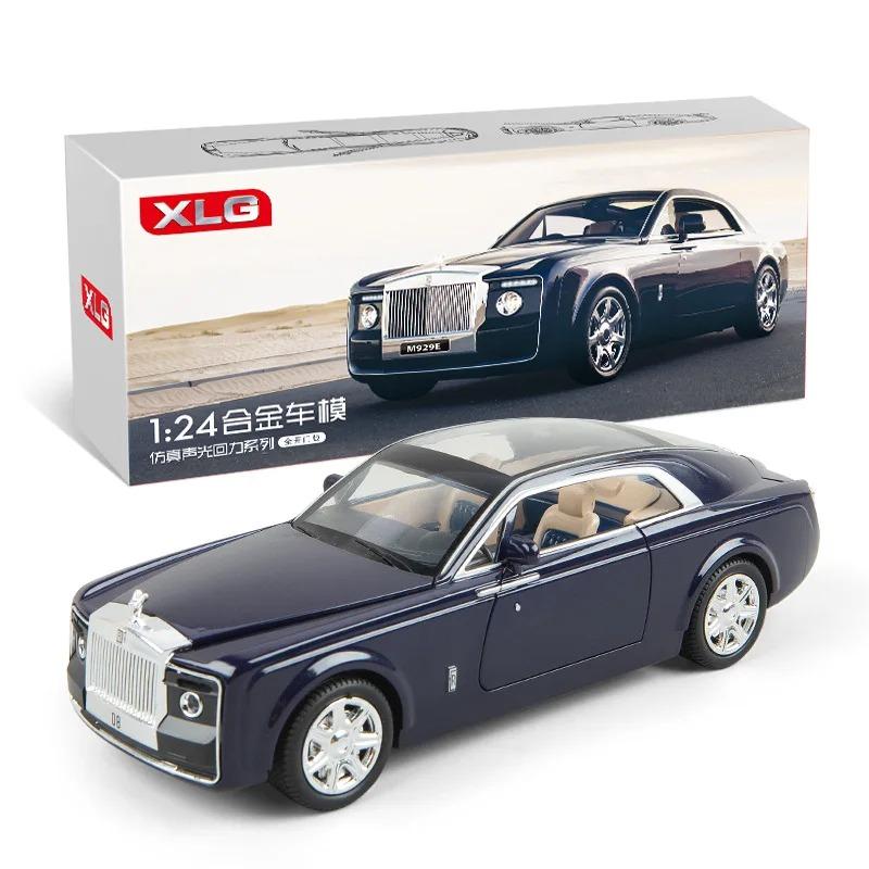 1/24 Rolls Royce Phantom Car Model Metal Model Car Alloy Die-casting Car Children's Toy Gift Collectibles Free Shipping