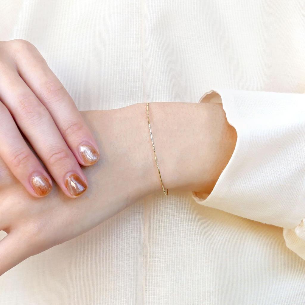 [Official][VA Vendome Aoyama] K10YG Gold Bracelet GJVB0119LSYG