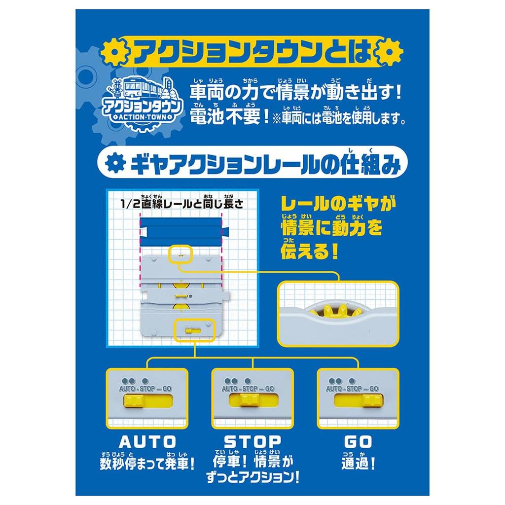 Takara Tomy Plarail Action Town Plakids Billettkontrollstasjon Togleke for alderen 3 år og oppover J-30