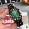 Men's Vintage Flame Design Alloy Watch Punk Quartz Wristwatch with Date for Men Unique Dragon Style Casual Waterproof Clock