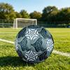 1PC Abstract Leaf Patterns Starburst Soccer Ball Size 5 Football Machine Sewn Indoor/Outdoor Universal Football A37
