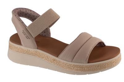 Slip-Ins: BOBS Sun Ray, Womens Beige Sandals