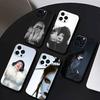 Coque de téléphone D-Lady Gaga Pour iPhone17,16,15,14,13,12 Plus,Max Housse Souple en Silicone Noir