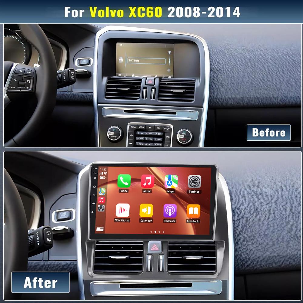 Android Car Radio For Volvo XC60 2009 - 2017 Video Multimedia Bluetooth Player Navigation GPS Carplay Autoradio Stereo