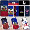 Haiti Haitian Flag Phone Case For Samsung Galaxy A42 A31 A40 A51 A71 A32 A80 A91 A52 A72 A73 A20e A21S A50 A70 A11 A12 Cover