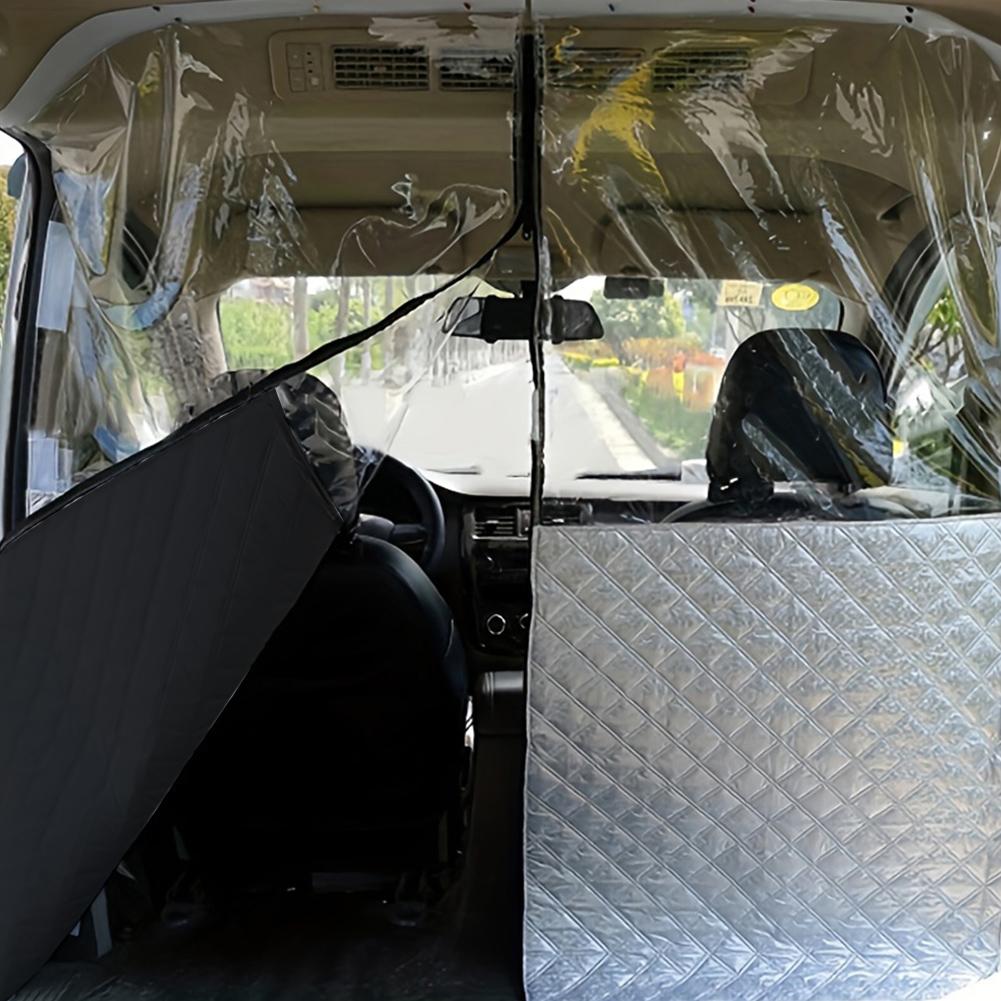 Car Divider Isolation Curtain Air-Conditioning Sunshade Auto Divider Heat Insulation Curtain for Ford Highroof Camper Van Part