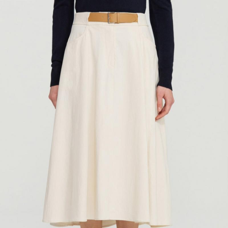  She S miSS  Belt Detail Flare Skirt SwwSkp12020 Cr
