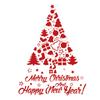 Christmas Decorations, Letters, Christmas Trees, Living Room Walls, Home Stickers, Self-adhesive Holiday Atmosphere, Window Stickers