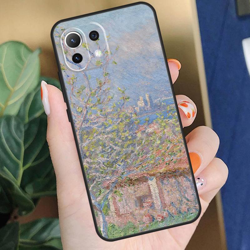 Claude Monet Case For Xiaomi 15 14 Ultra 13T 14T 15T Pro 17 Pro Max POCO X7 X5 X6 F5 F6 F7 F8 Pro Coque