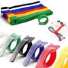 50/100 STÜCKE Abnehmbare Kabelbinder Farbige Kunststoffe Wiederverwendbare Kabelbinder Nylon Schlaufenwickel Zip-Typ Kabelbinder Drahtbandage