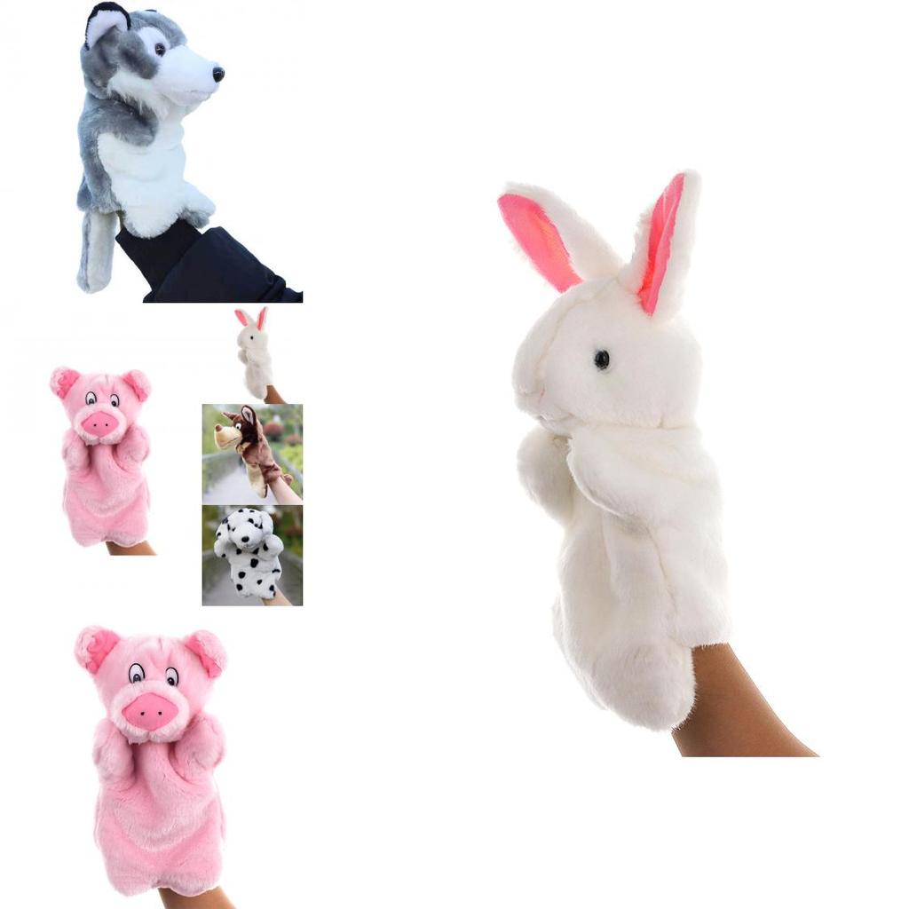 Adorable Plush Hand Puppet Dog With Soft Pp Cotton For Interactive Storytelling Fun