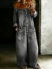 Tuta in Denim da Donna Off-the-Shoulder Europea e Americana 2026 - Moda Primavera e Autunno, Sexy Design Monopetto.
