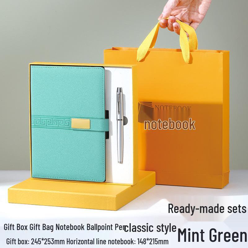 A5 Custom Logo Notebook Gift Set - High-Quality Business Diary with Gift Box
