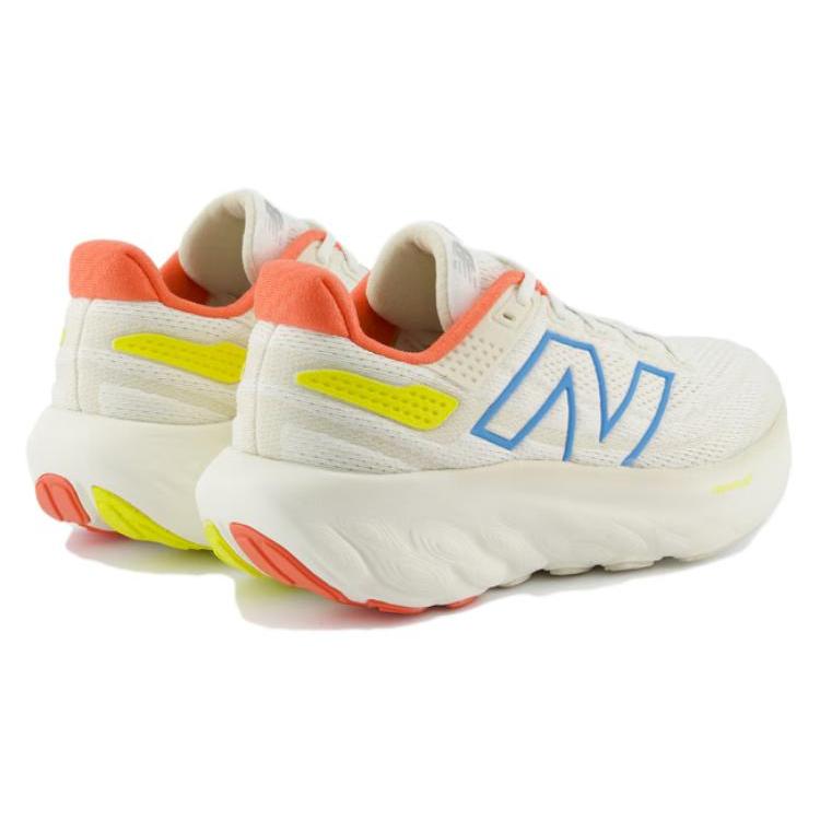 Nye New Balance Fresh Foam 1080 V13 Sko 'Hvit Oransje Blå' Dame W1080O13