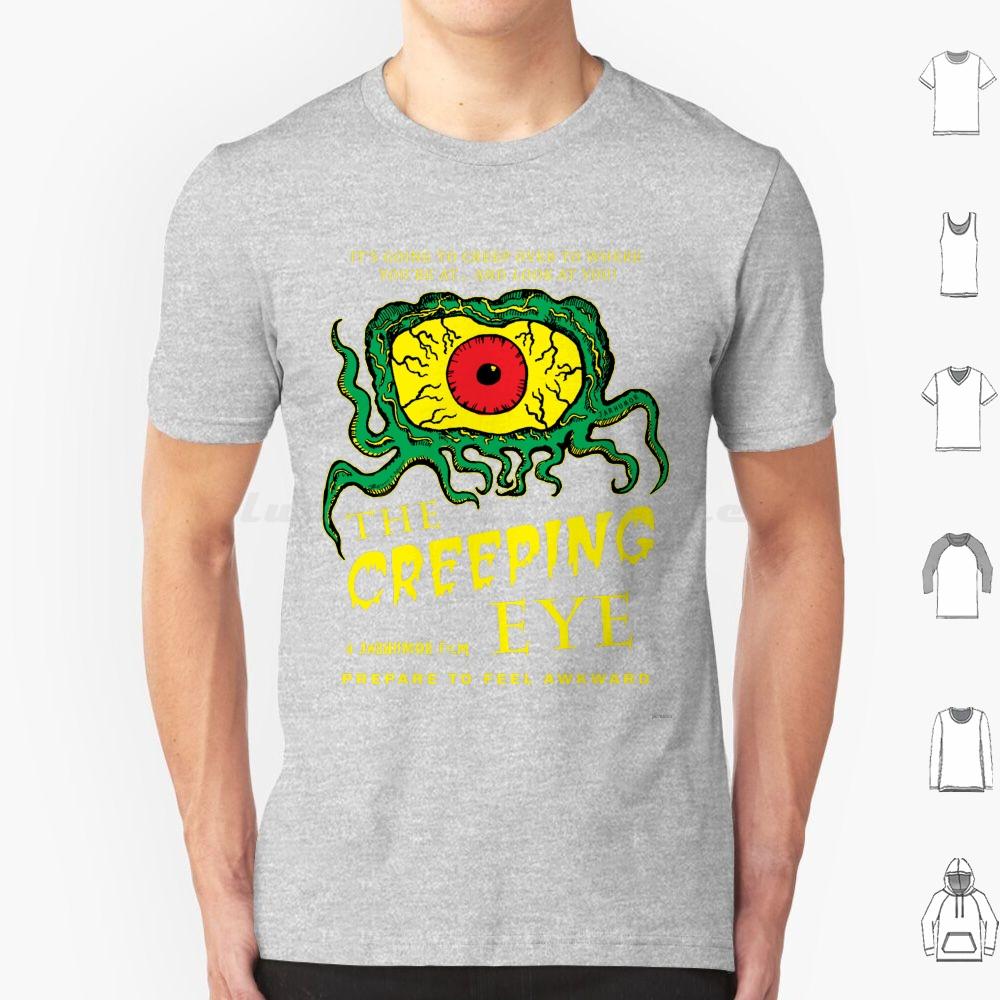 The Eye T Shirt 6xl Cotton Cool Tee The Crawling Eye Movie Movies Parody Classic Horror Bad Cult Monster Creature Evil Creepy