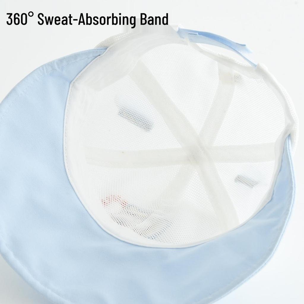 Adorable Cartoon Baby Mesh Sun Hat - Breathable, Windproof, Outdoor Bucket Design